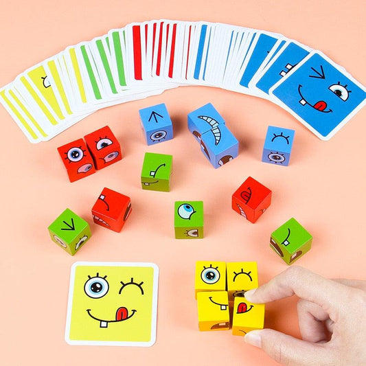 Cubo Face: Facial Expression Game Puzzle Toy