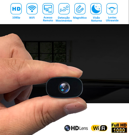 Mini Wireless FullHD Surveillance Camera - 1080P