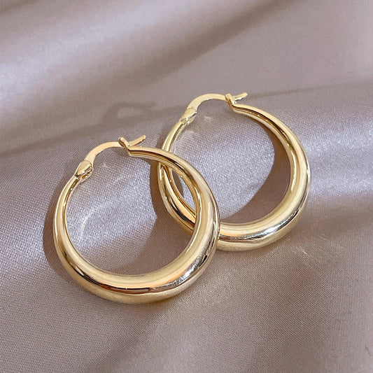 Solid Hoop Earring