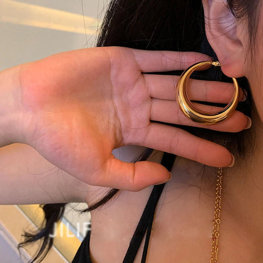 Solid Hoop Earring