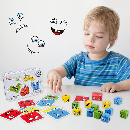 Cubo Face: Facial Expression Game Puzzle Toy